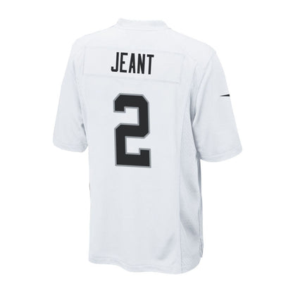 LV.Raiders #2 Ashton Jeanty White 2025 Draft First Round Pick Game Stitched American Football Jerseys - Main View