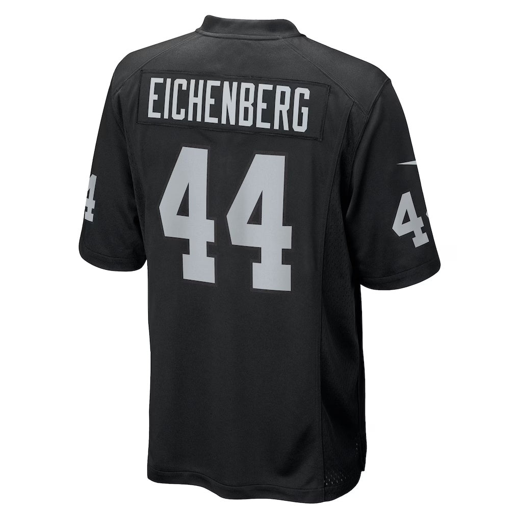 LV.Raiders #44 Tommy Eichenberg Black Team Game American Football Jerseys - Main View