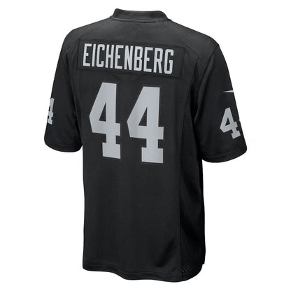 LV.Raiders #44 Tommy Eichenberg Black Team Game American Football Jerseys - Main View
