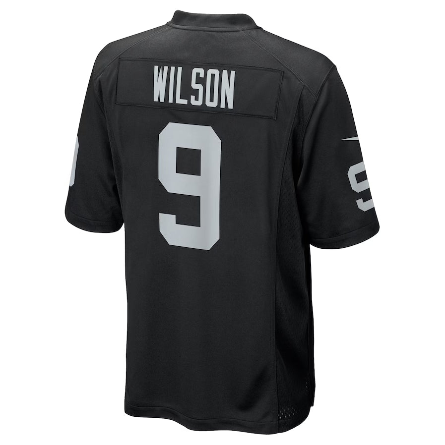 LV.Raiders #9 Tyree Wilson Black Game Stitched American Football Jerseys - Main View