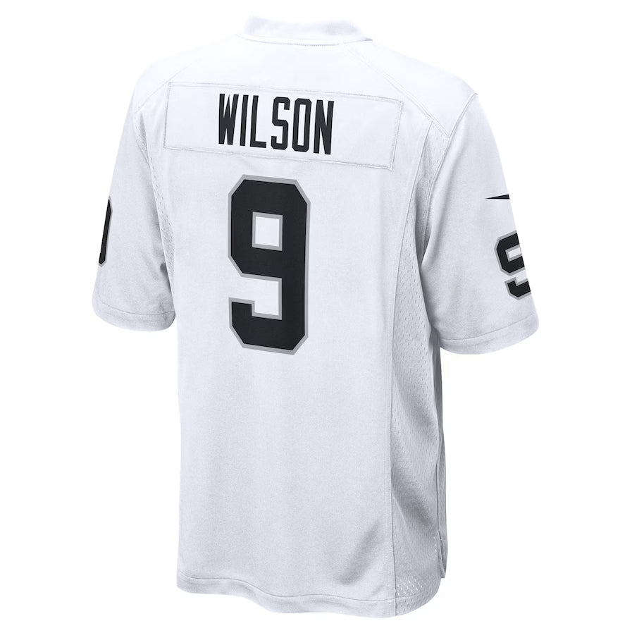 LV.Raiders #9 Tyree Wilson White Game Stitched American Football Jerseys - Main View