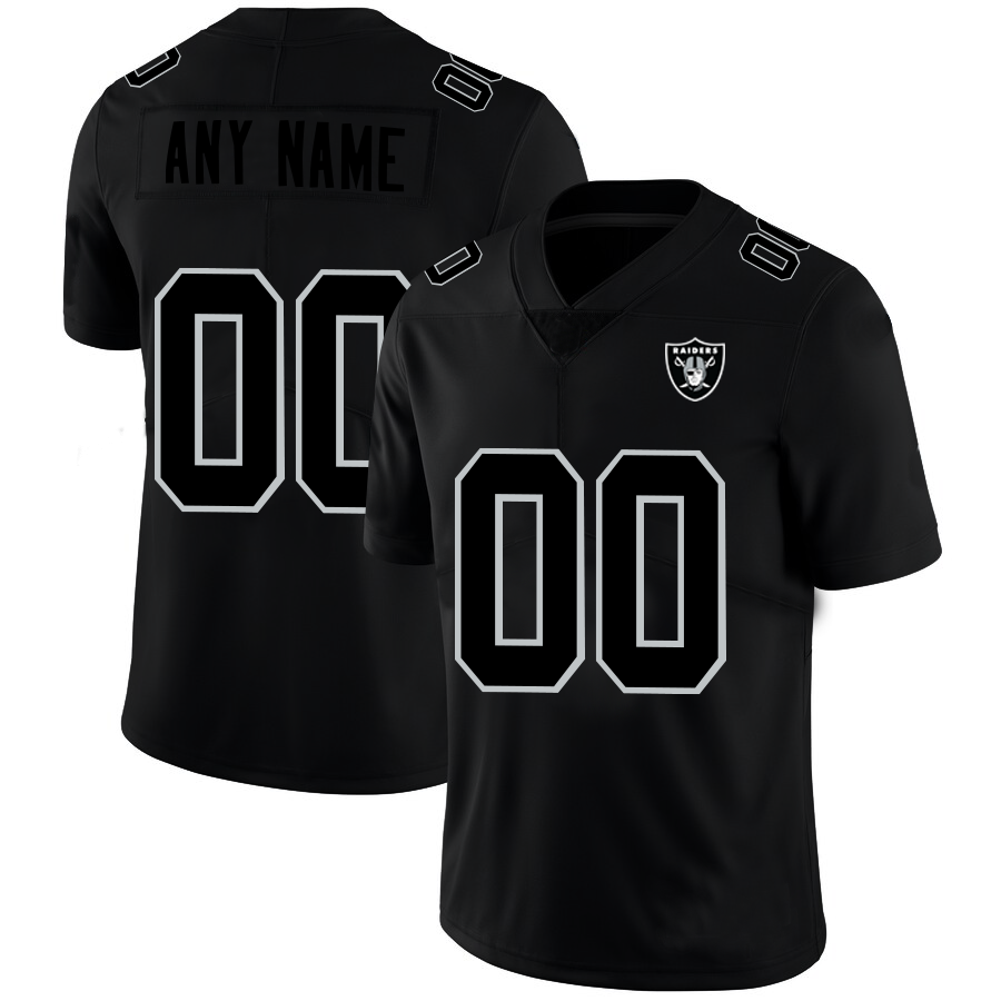 Custom L.Raiders Football Jerseys  Black American Stitched Name And Number Size S to 6XL Christmas Birthday Gift - Main View