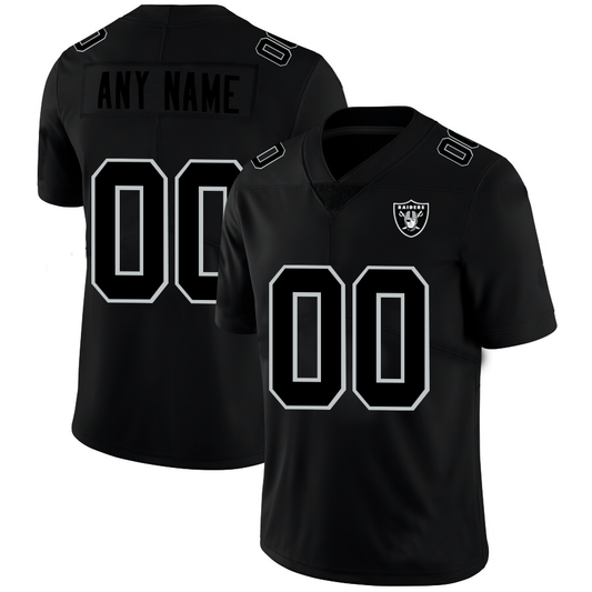 Custom L.Raiders Football Jerseys  Black American Stitched Name And Number Size S to 6XL Christmas Birthday Gift - Main View