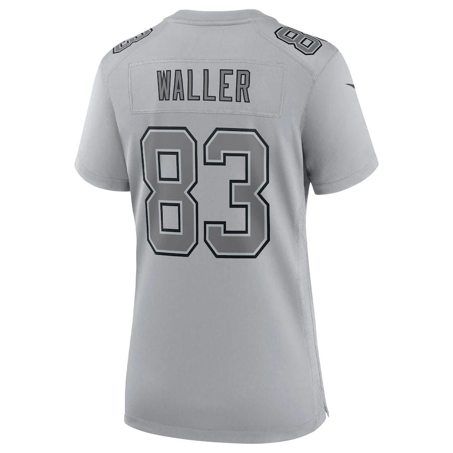 L.Raiders #83 Darren Waller Gray Atmosphere Fashion Game Jersey Stitched American Football Jerseys - Main View