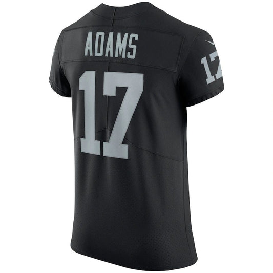 L.Raiders #17 Davante Adams Black Vapor Elite Jersey Stitched American Football Jerseys - Main View