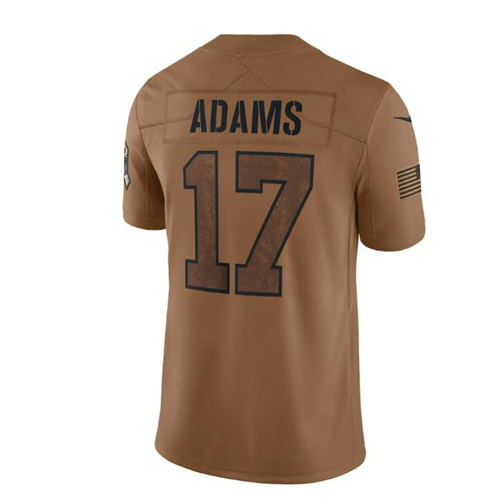 L.Raiders #17 Davante Adams Brown 2023 Salute To Service Limited Jersey Stitched American Football Jerseys - Main View