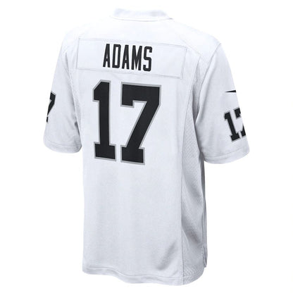 L.Raiders #17 Davante Adams White Game Jersey Stitched American Football Jerseys - Main View