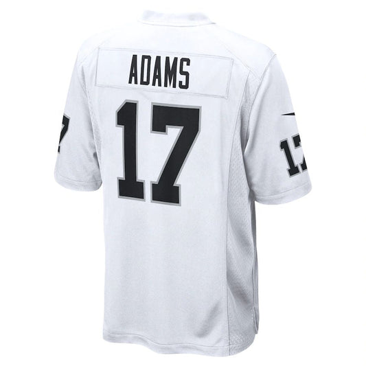 L.Raiders #17 Davante Adams White Game Jersey Stitched American Football Jerseys - Main View