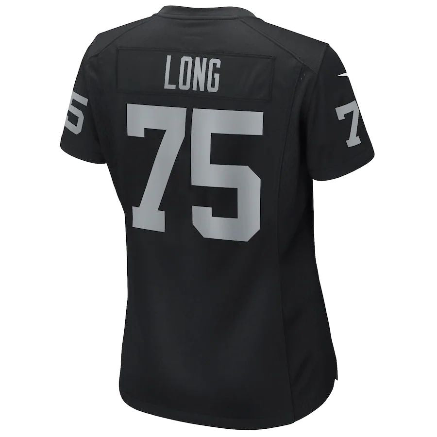 L.Raiders #75 Howie Long Black Game Retired Player Jersey Stitched American Football Jerseys - Main View