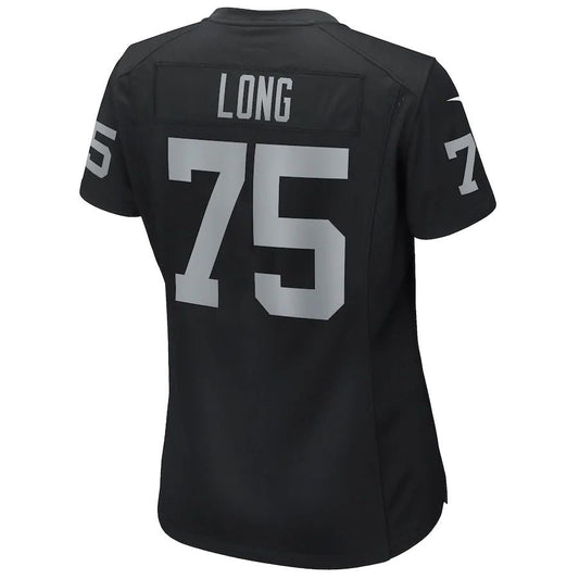 L.Raiders #75 Howie Long Black Game Retired Player Jersey Stitched American Football Jerseys - Main View