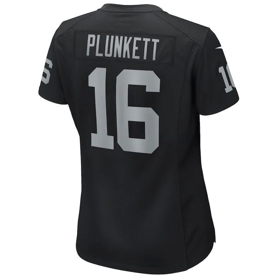 L.Raiders #16 Jim Plunkett Black Game Retired Player Jersey Stitched American Football Jerseys - Main View