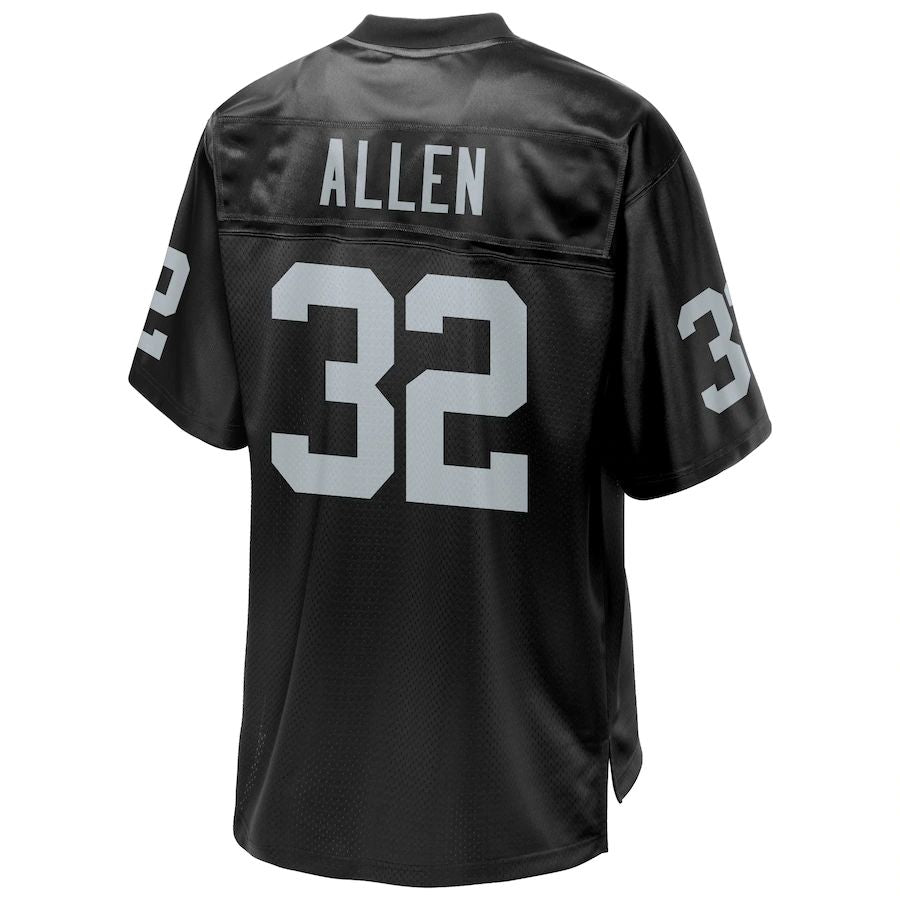 L.Raiders #32 Marcus Allen Pro Line Black Retired Team Player Jersey Stitched American Football Jerseys - Main View