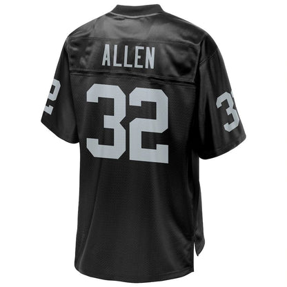 L.Raiders #32 Marcus Allen Pro Line Black Retired Team Player Jersey Stitched American Football Jerseys - Main View