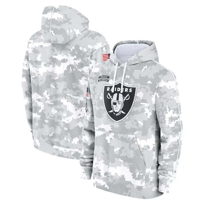 LV.Raiders 2024 Salute To Service Club Pullover Hoodie Cheap sale Birthday and Christmas gifts Stitched American Football Jerseys - Main View