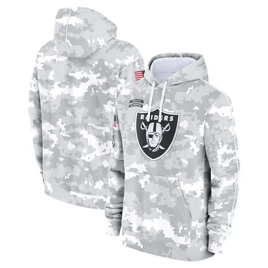 LV.Raiders 2024 Salute To Service Club Pullover Hoodie Cheap sale Birthday and Christmas gifts Stitched American Football Jerseys - Main View