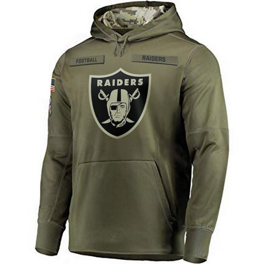 LV.Raiders 2024 Salute To Service Club Pullover Hoodie Cheap sale Birthday and Christmas gifts Stitched American Football Jerseys - Main View