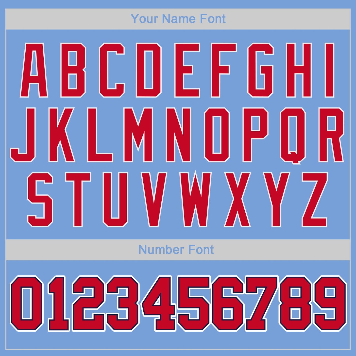 Custom Light Blue Red-Navy Authentic Throwback Basketball Jersey view 4