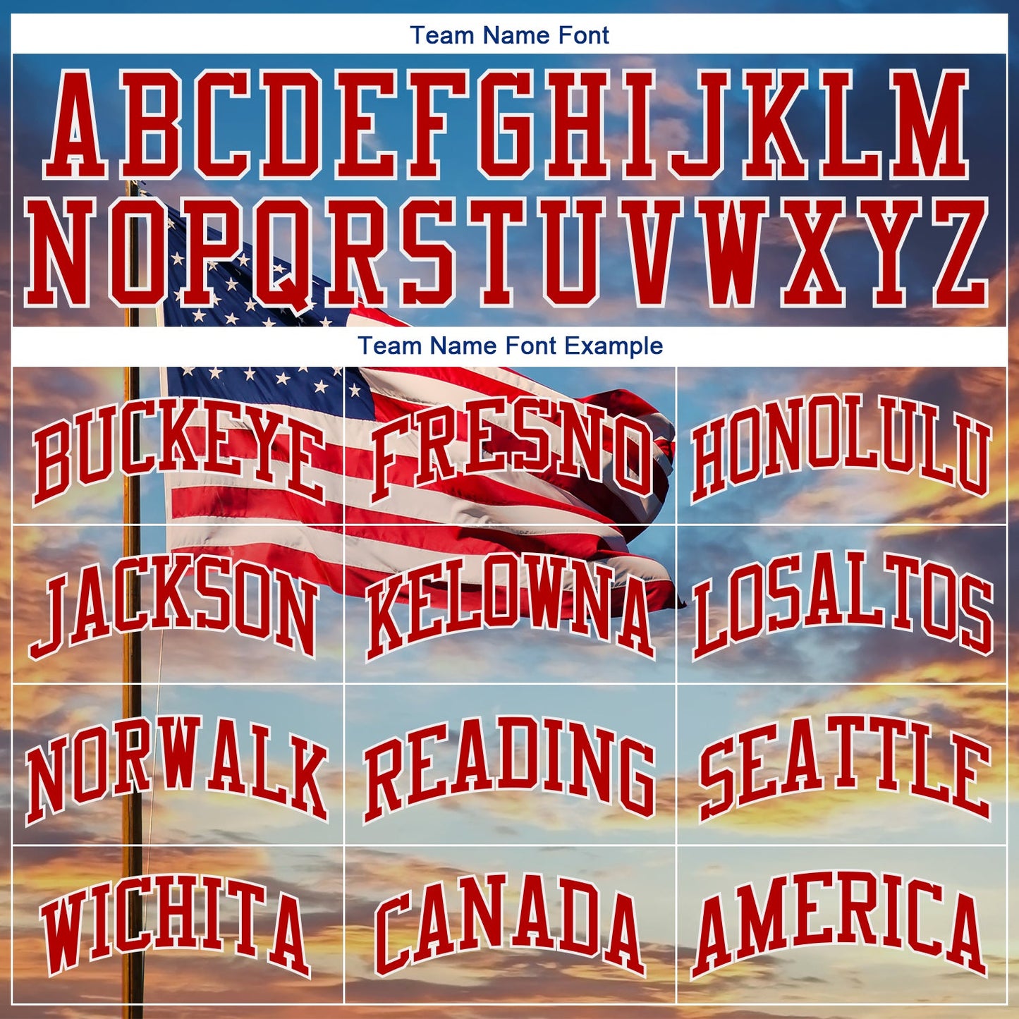 Custom Light Blue Red-White 3D American Flag Fashion Authentic Baseball Jersey view 4
