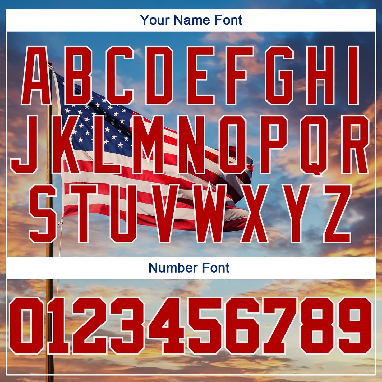 Custom Light Blue Red-White 3D American Flag Fashion Authentic Baseball Jersey view 5