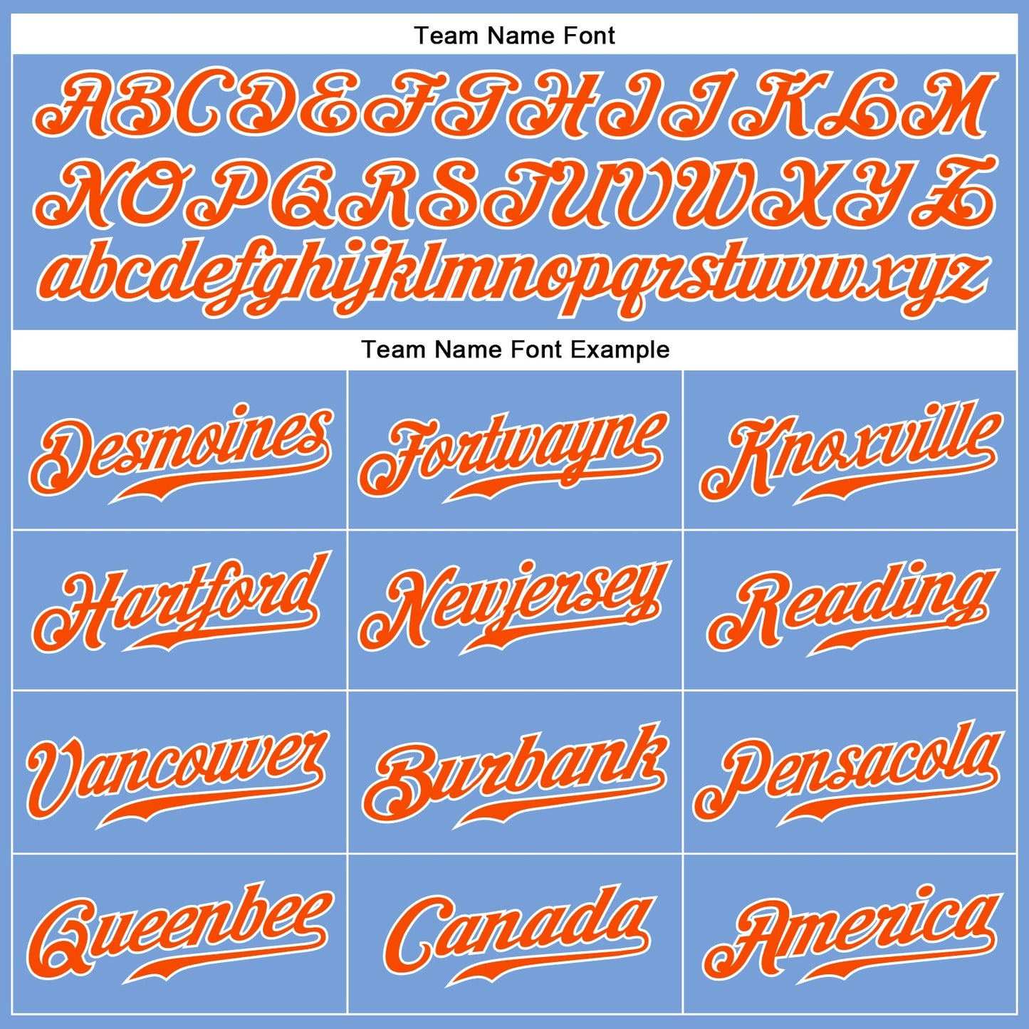Custom Light Blue Orange-White Authentic Sleeveless Baseball Jersey view 3