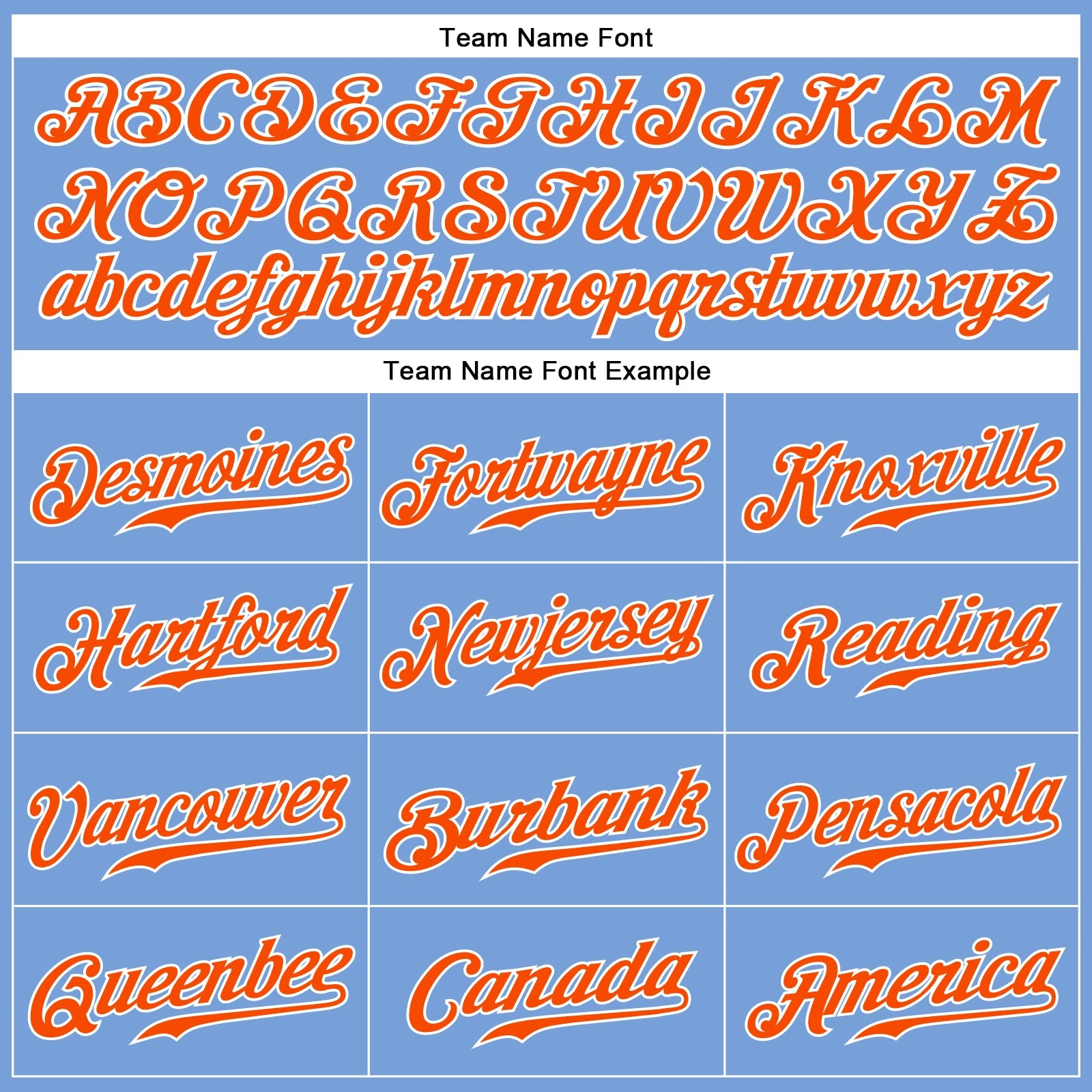 Custom Light Blue Orange-White Authentic Sleeveless Baseball Jersey view 3