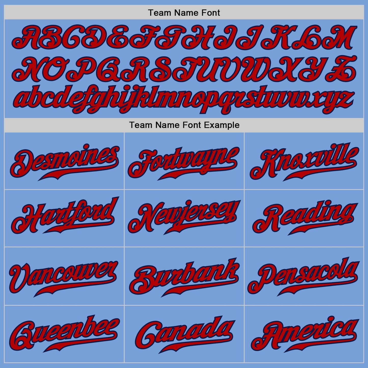 Custom Light Blue Red Pinstripe Red-Navy Authentic Baseball Jersey view 5