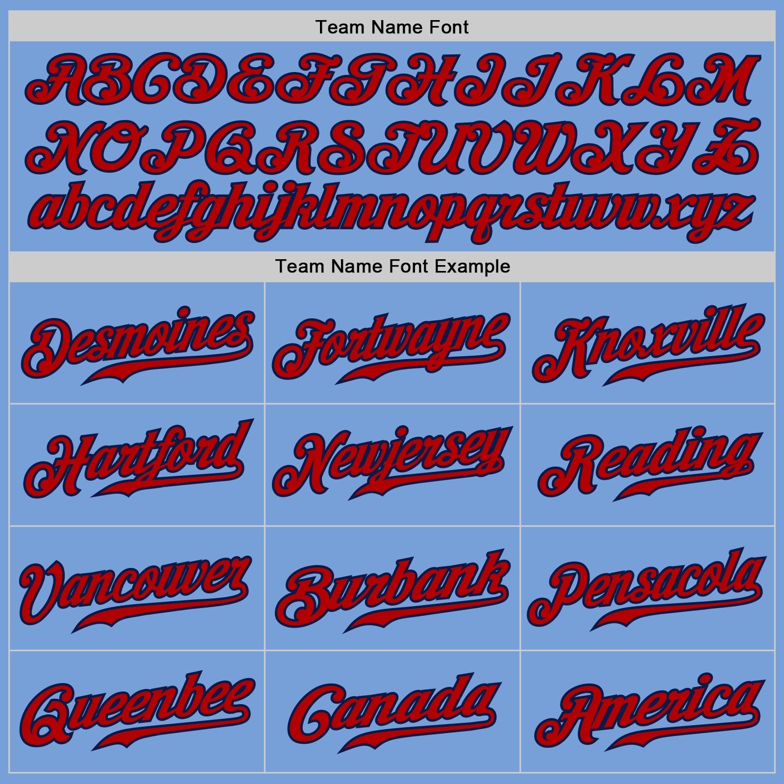 Custom Light Blue Red Pinstripe Red-Navy Authentic Baseball Jersey view 5
