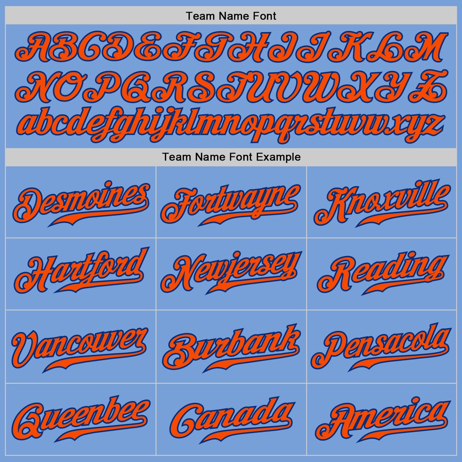 Custom Light Blue Orange Pinstripe Orange-Royal Authentic Baseball Jersey view 5