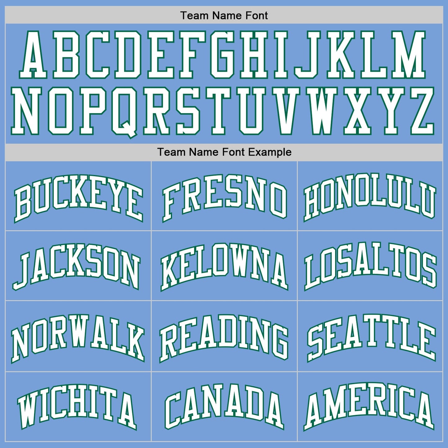 Custom Light Blue White-Kelly Green Authentic Throwback Basketball Jersey view 4