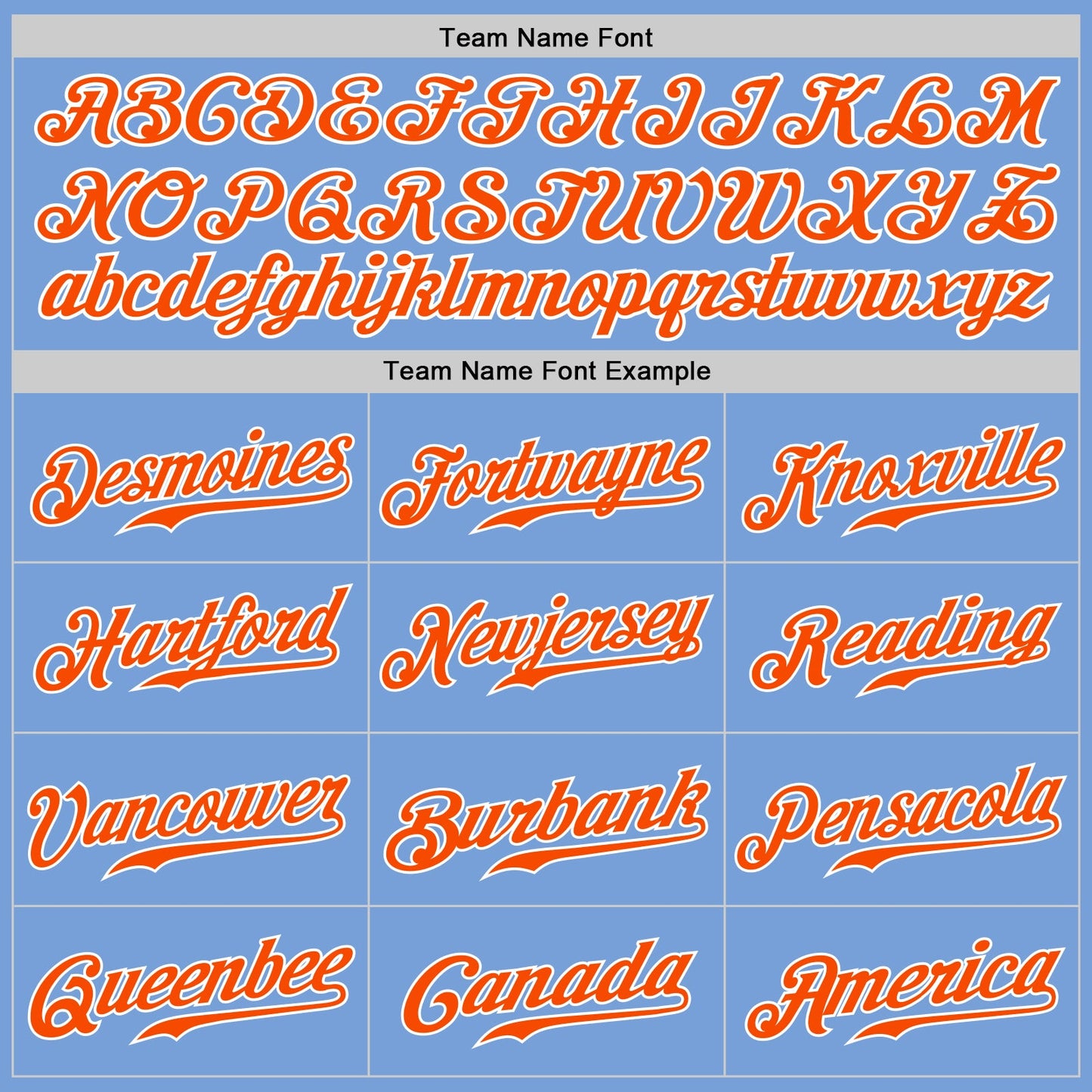 Custom Light Blue Orange-White Authentic Baseball Jersey view 4