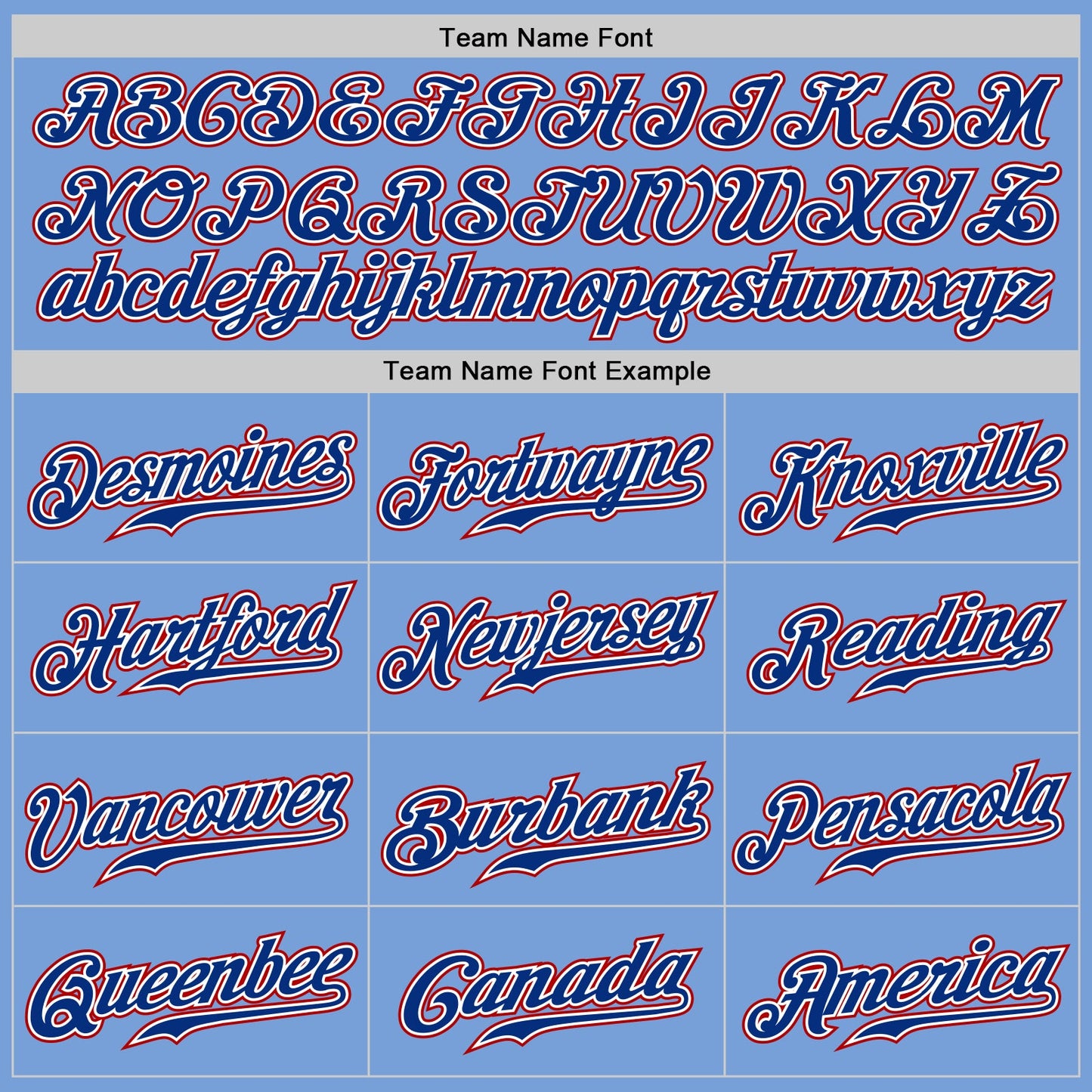 Custom Light Blue Royal-Red Authentic Baseball Jersey view 4