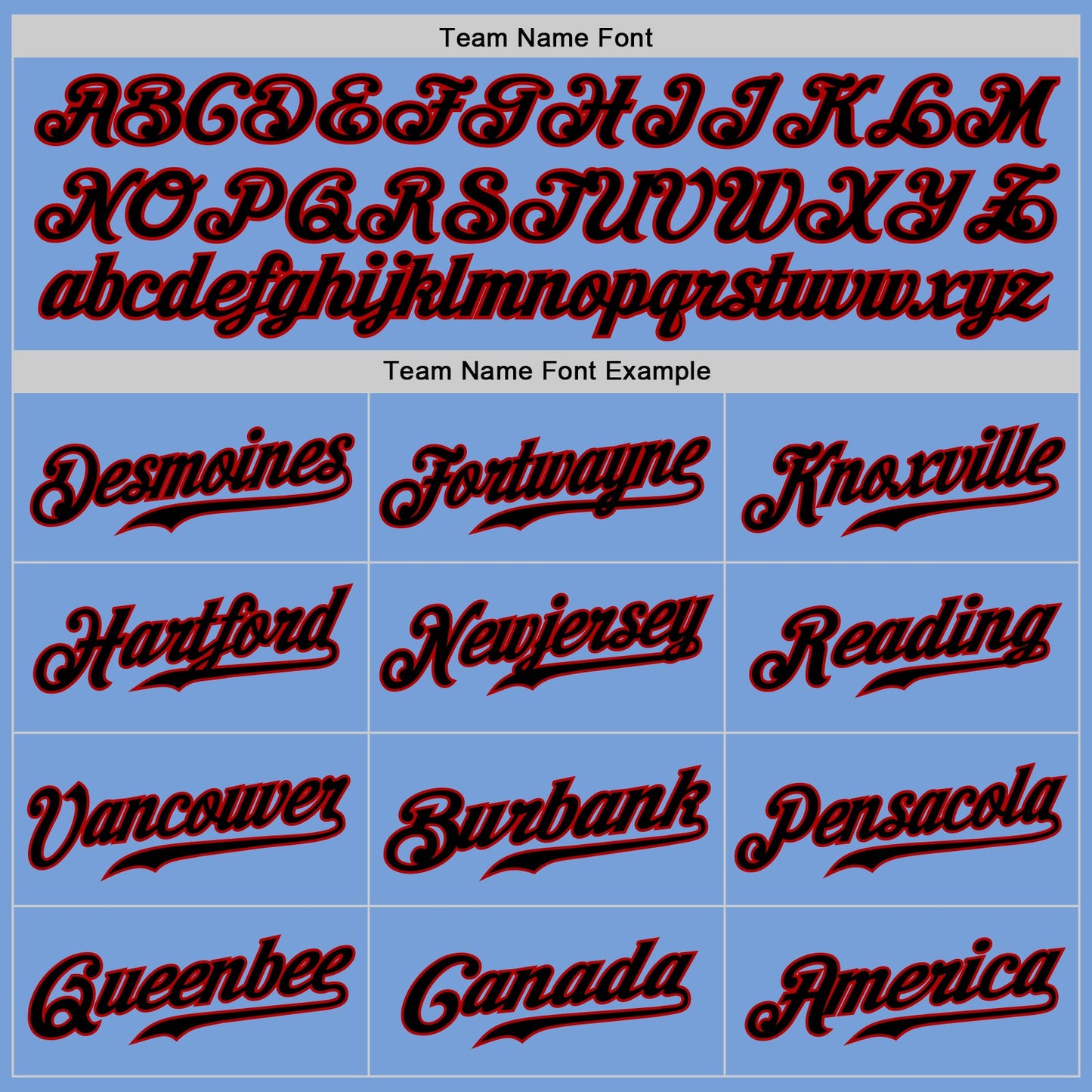 Custom Light Blue Black-Red Authentic Baseball Jersey view 4