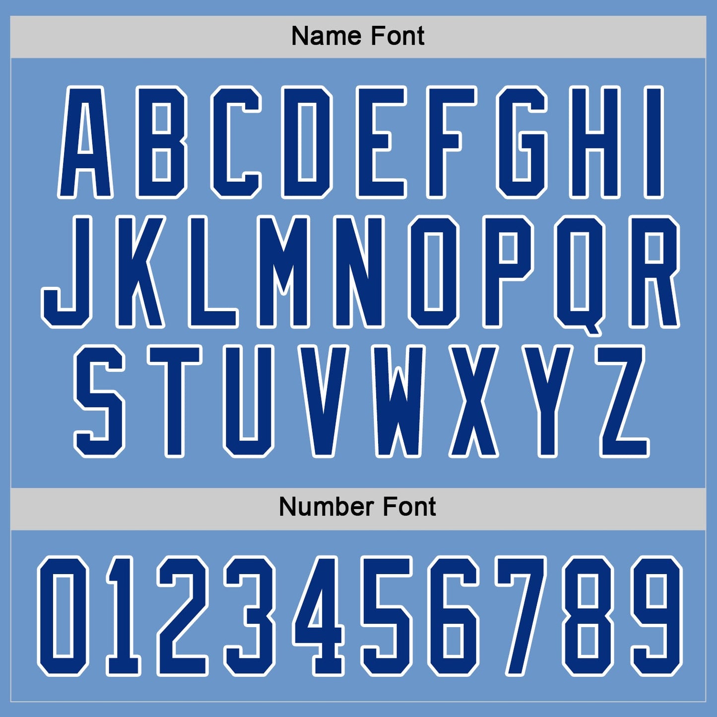 Custom Light Blue Royal-White Hockey Jersey view 4