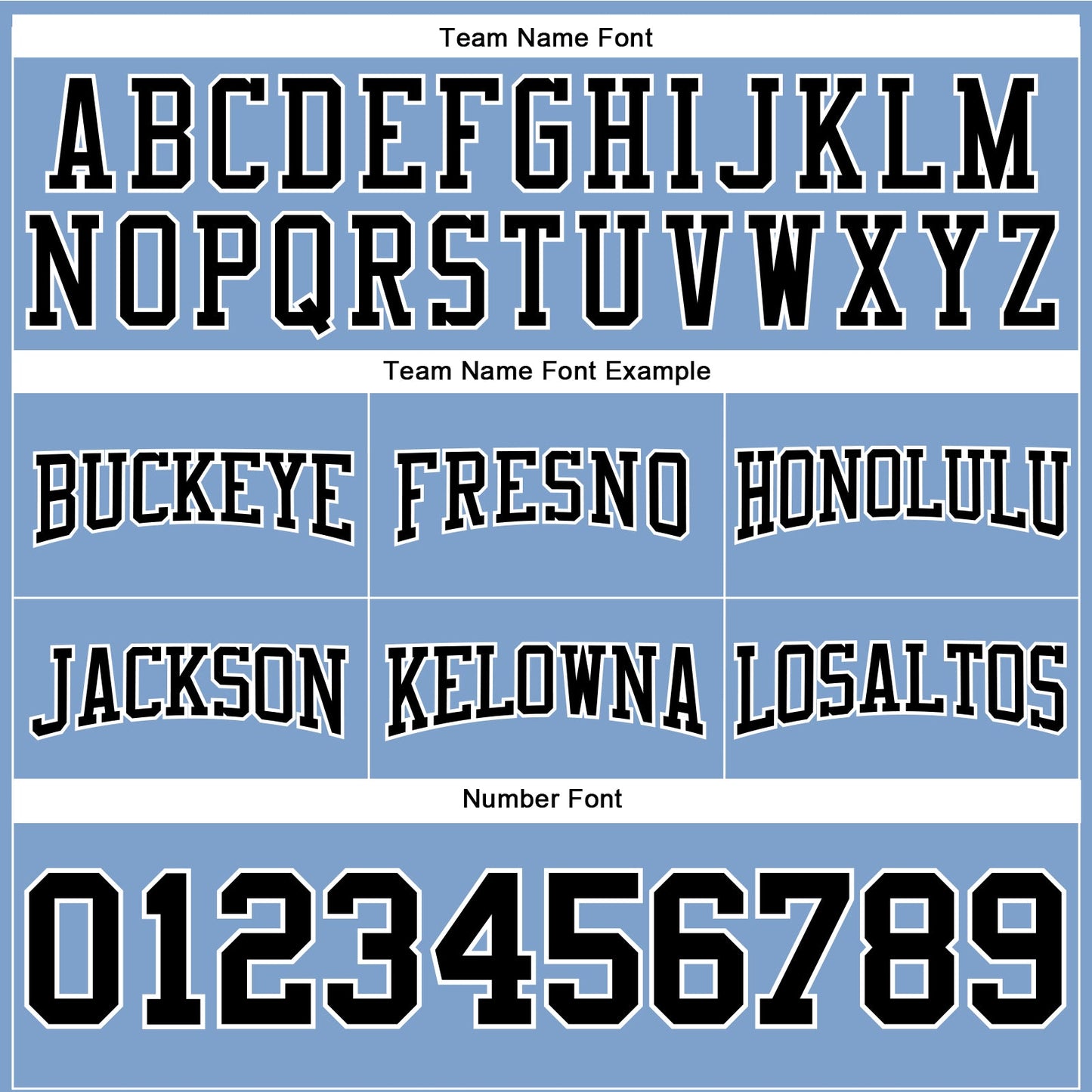 Custom Stitched Light Blue Black-White Football Pullover Sweatshirt Hoodie view 3
