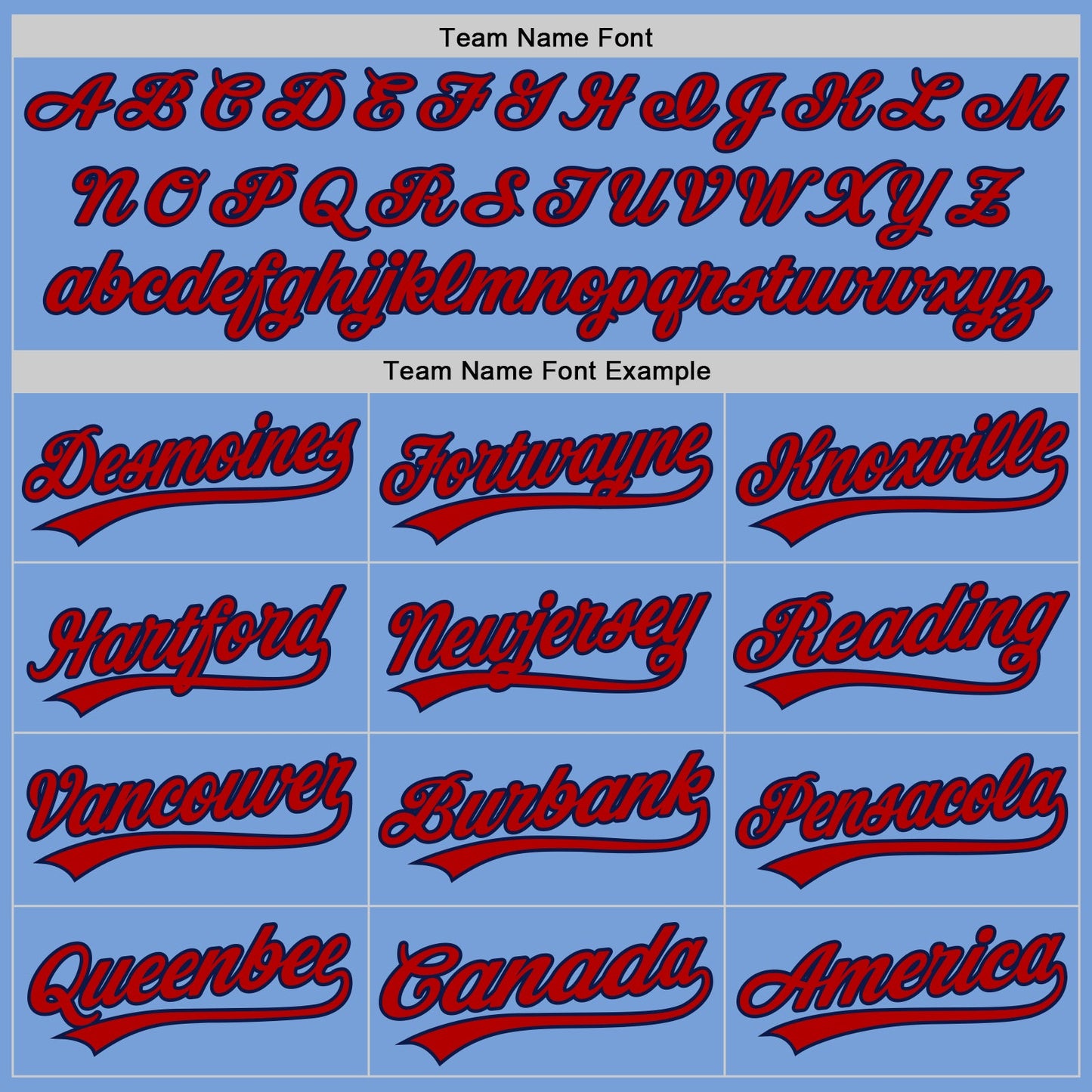 Custom Light Blue Red-Navy Authentic Baseball Jersey view 4