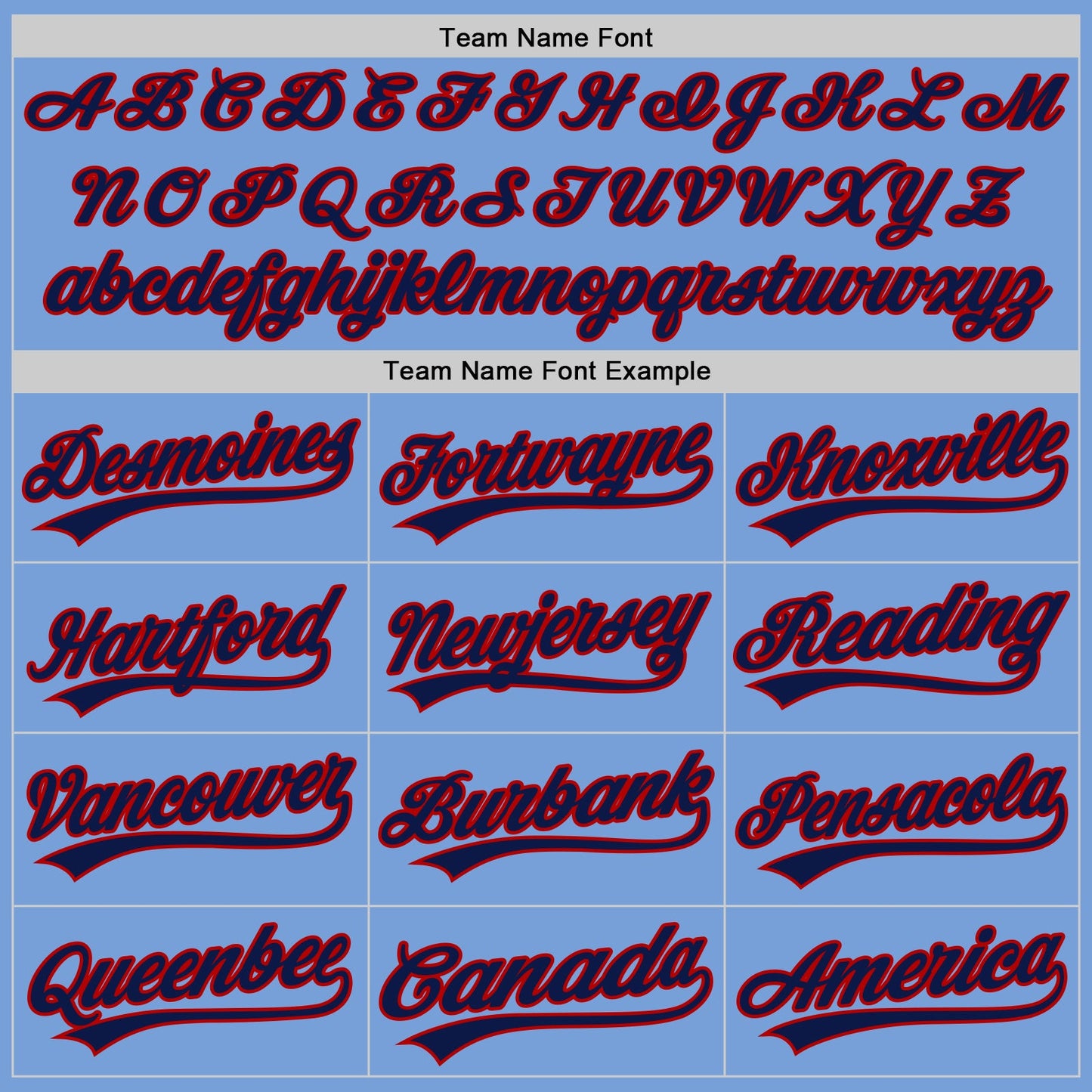Custom Light Blue Navy-Red Authentic Baseball Jersey view 4