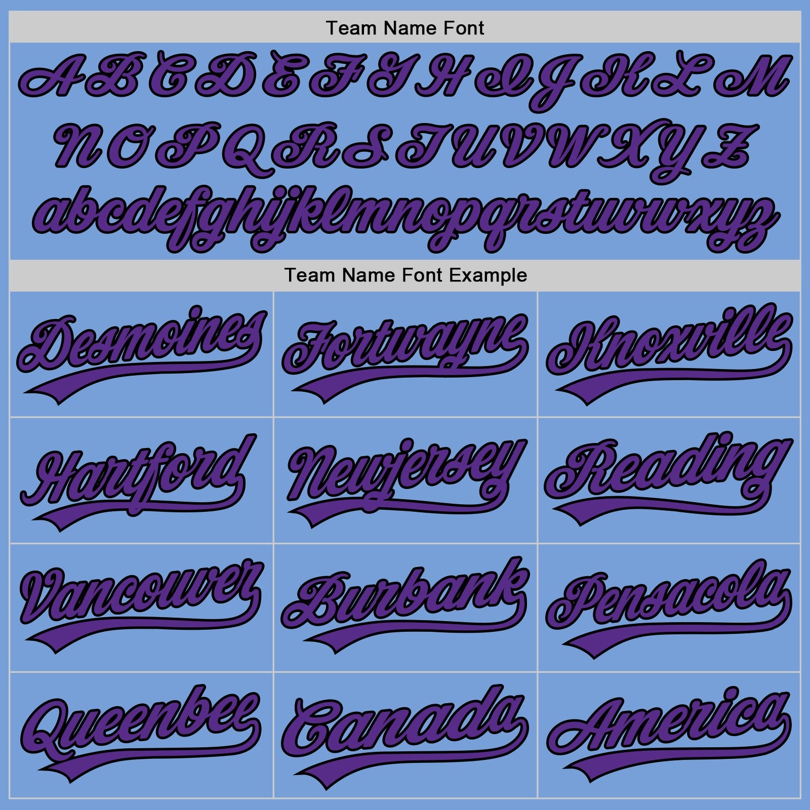 Custom Light Blue Purple-Black Authentic Baseball Jersey view 4