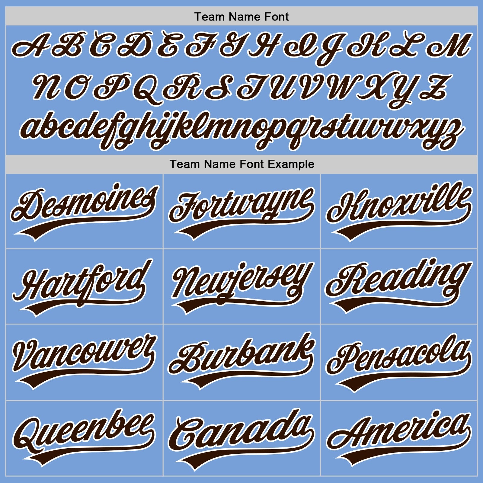 Custom Light Blue Brown-White Authentic Baseball Jersey view 4