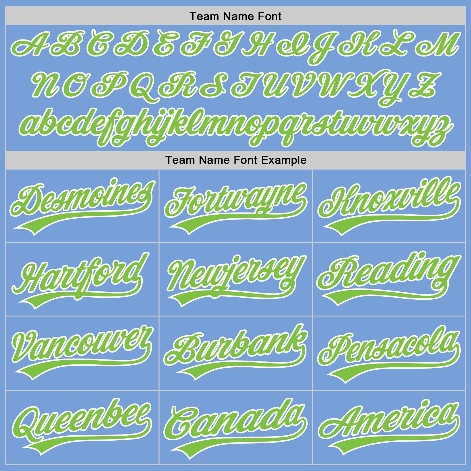 Custom Light Blue Neon Green-White Authentic Baseball Jersey view 4