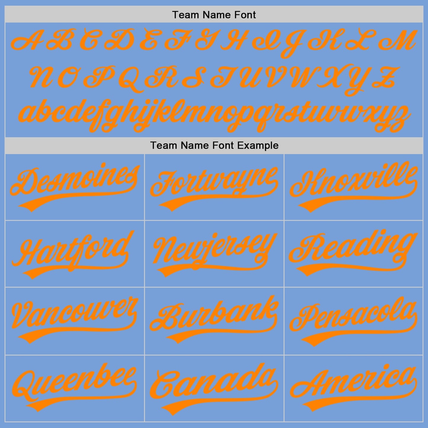 Custom Light Blue Bay Orange Authentic Baseball Jersey view 4
