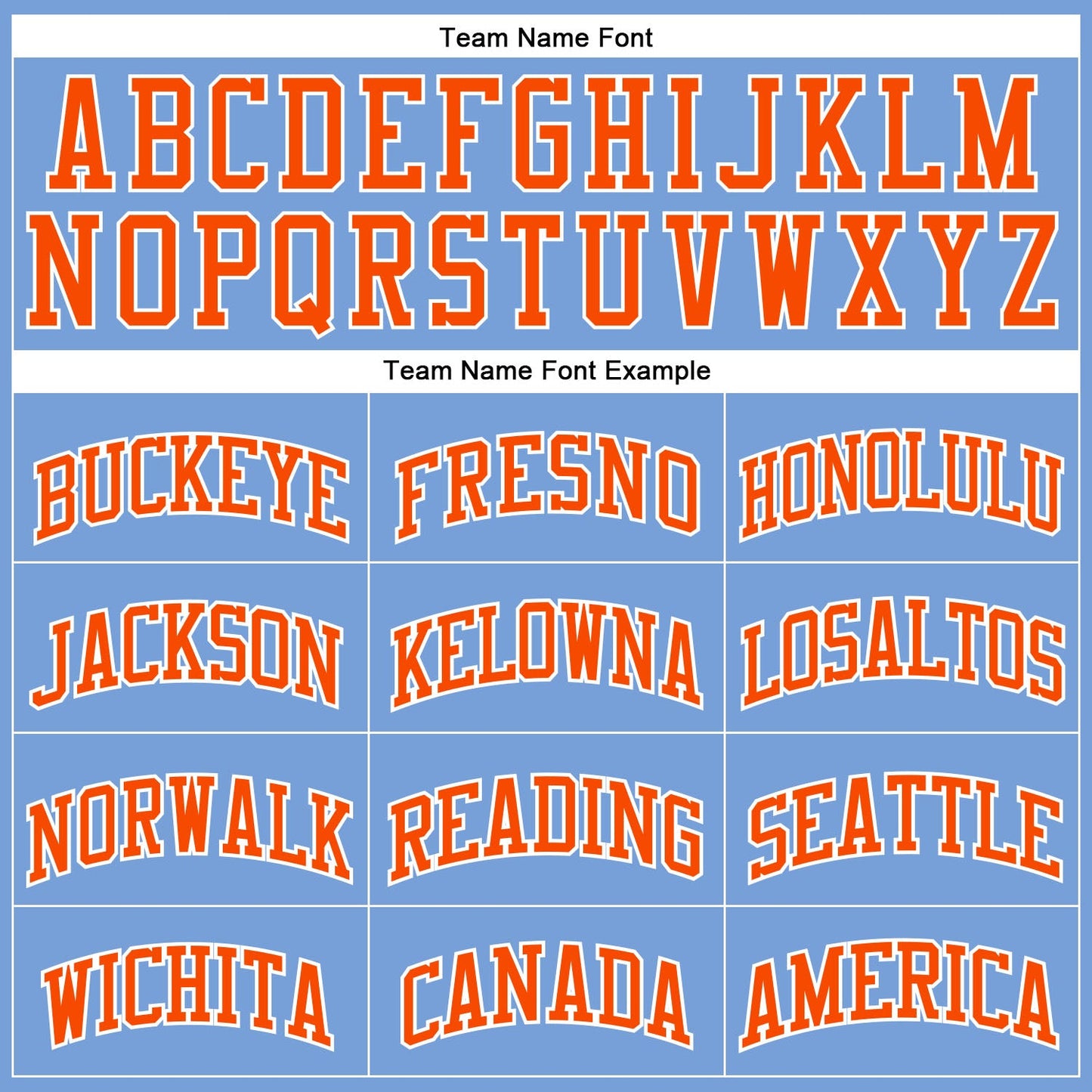 Custom Light Blue White Pinstripe Orange Authentic Basketball Jersey view 3