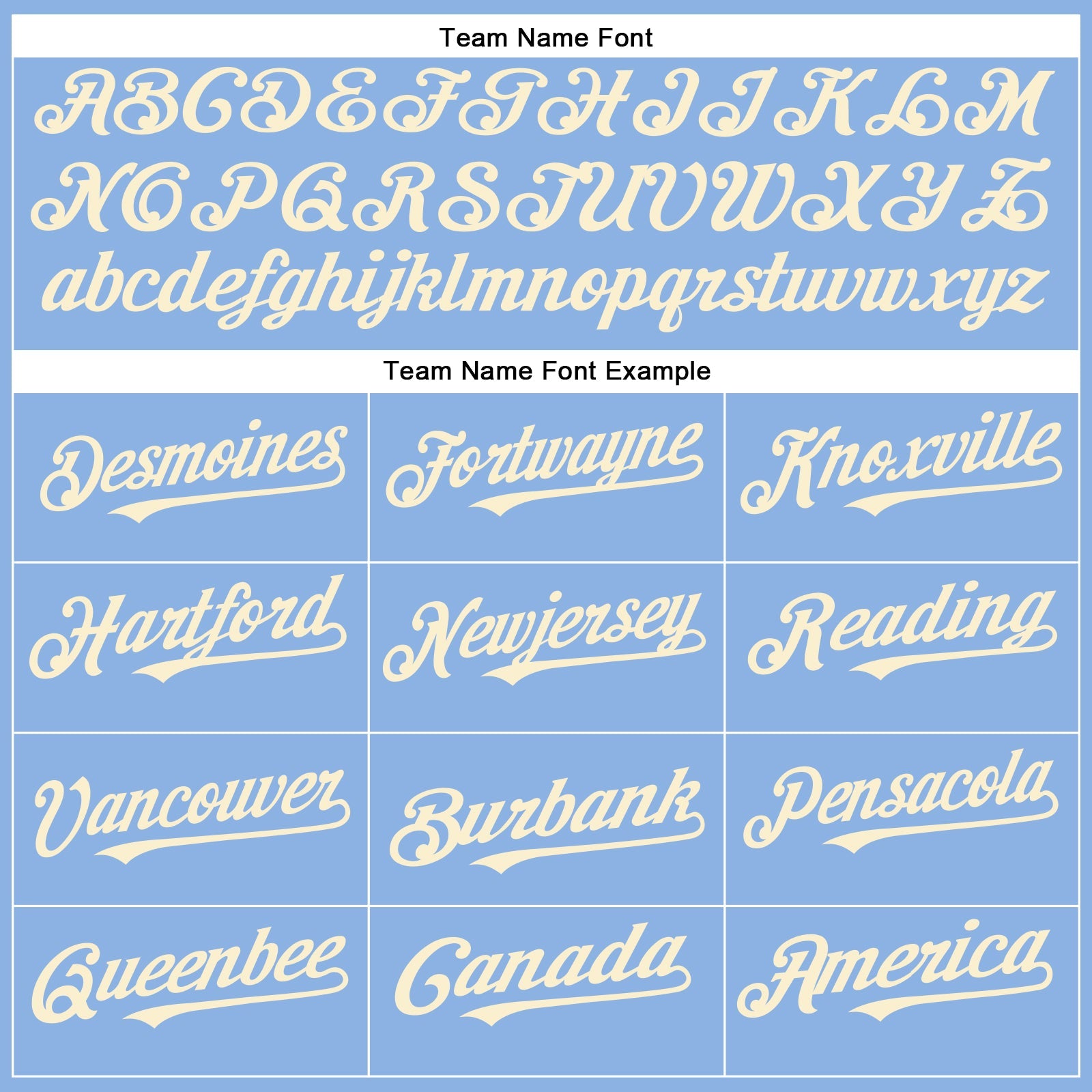 Custom Light Blue Cream Authentic Baseball Jersey view 4