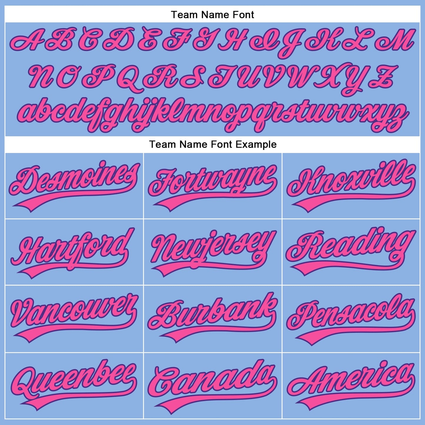 Custom Light Blue Pink Pinstripe Purple Authentic Baseball Jersey view 4