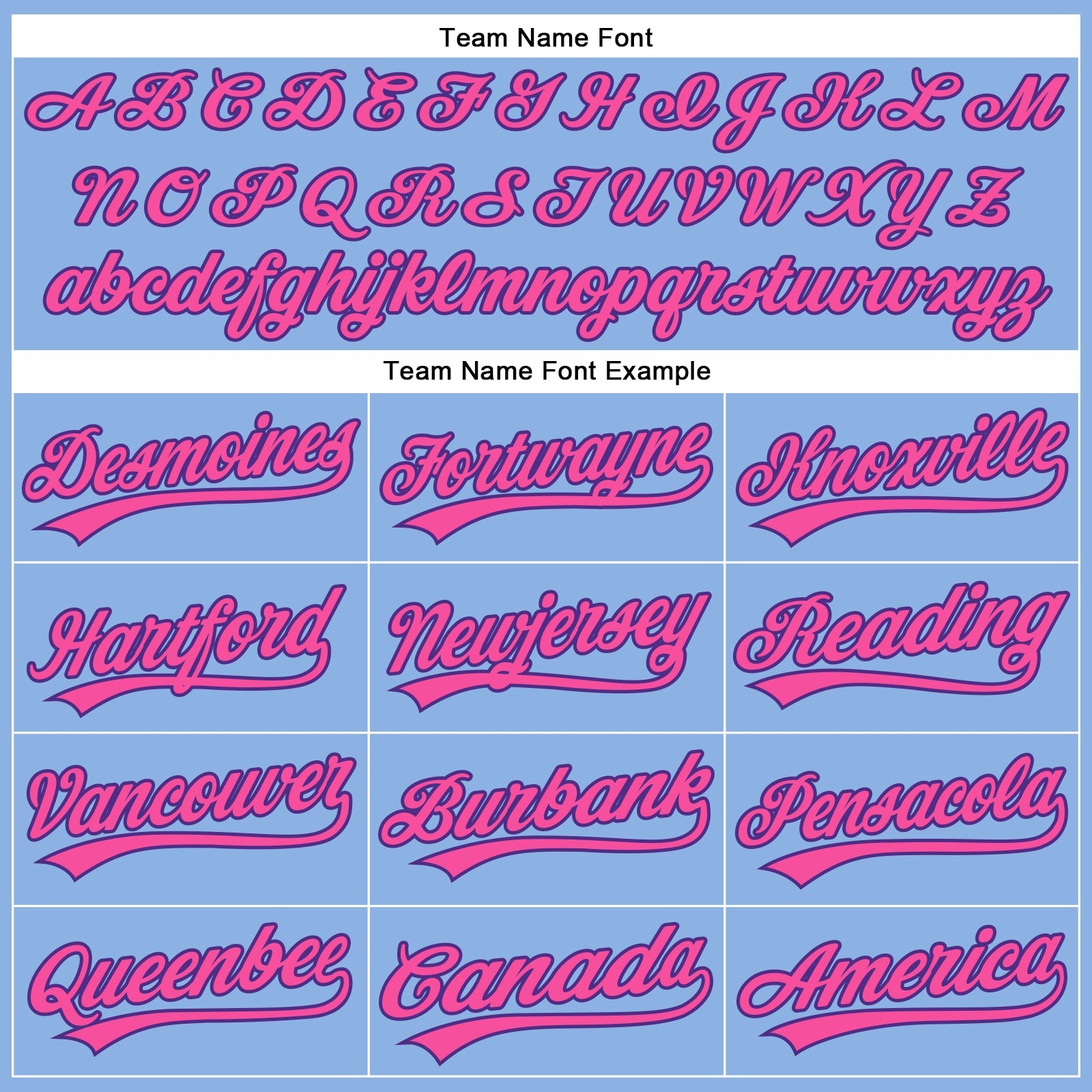 Custom Light Blue Pink Pinstripe Purple Authentic Baseball Jersey view 4