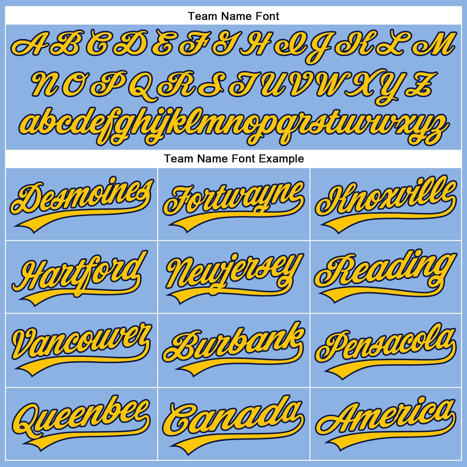 Custom Light Blue Yellow Pinstripe Navy Authentic Baseball Jersey view 4