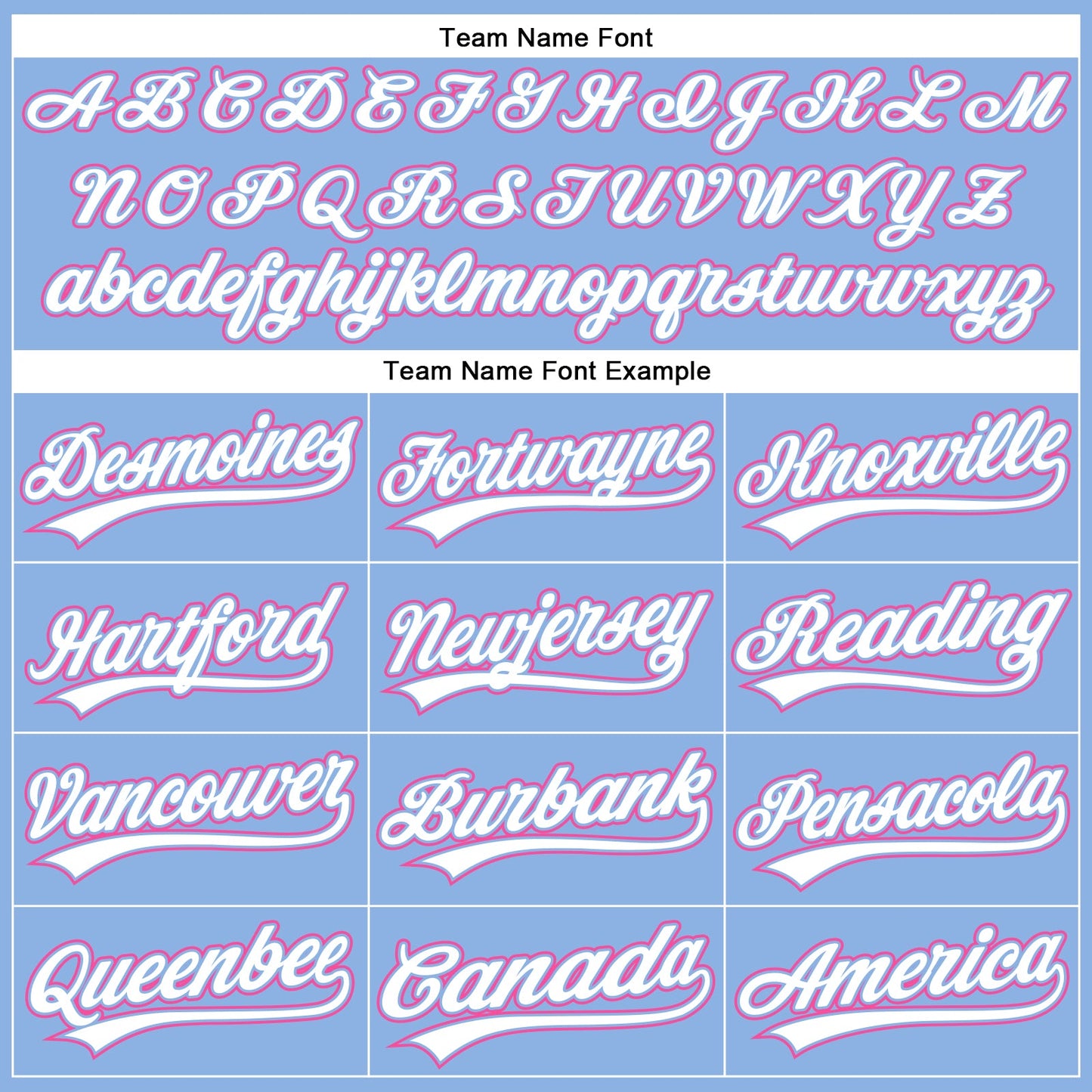 Custom Light Blue White Pinstripe Pink Authentic Baseball Jersey view 4