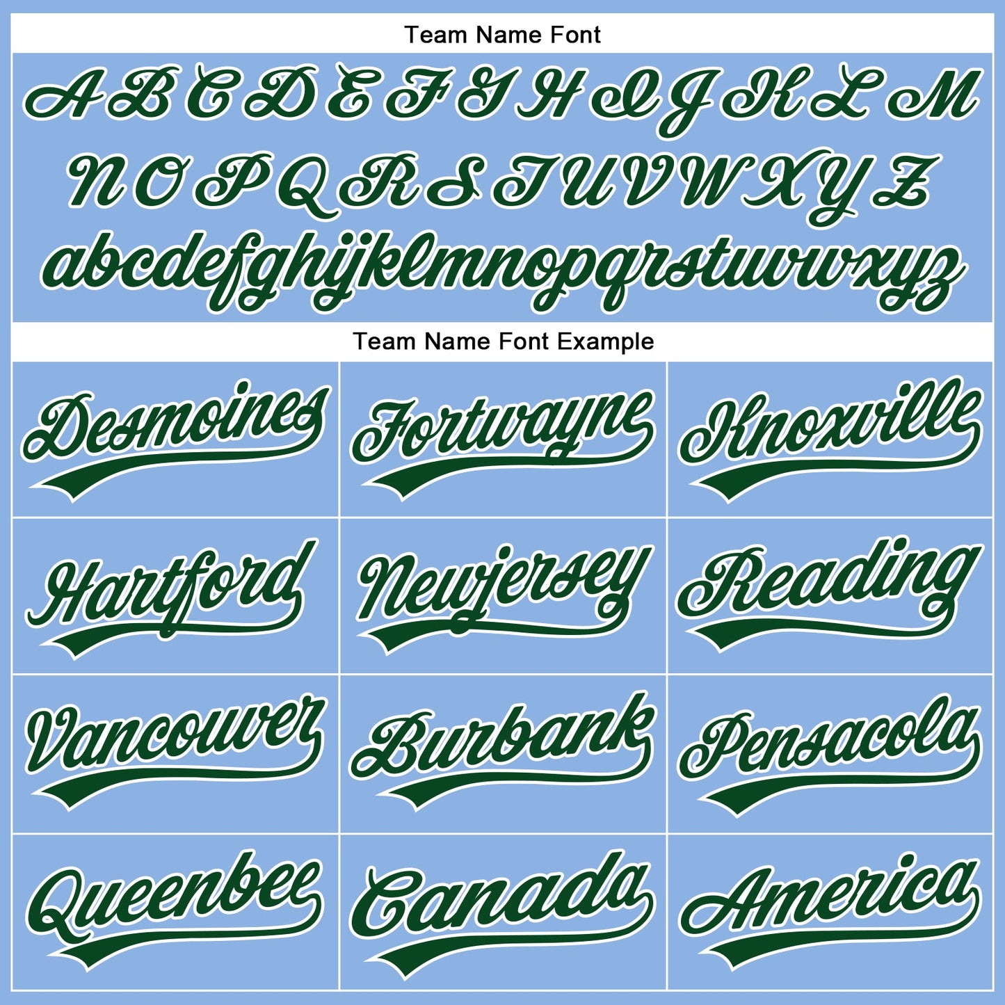 Custom Light Blue White Pinstripe Green Authentic Baseball Jersey view 4