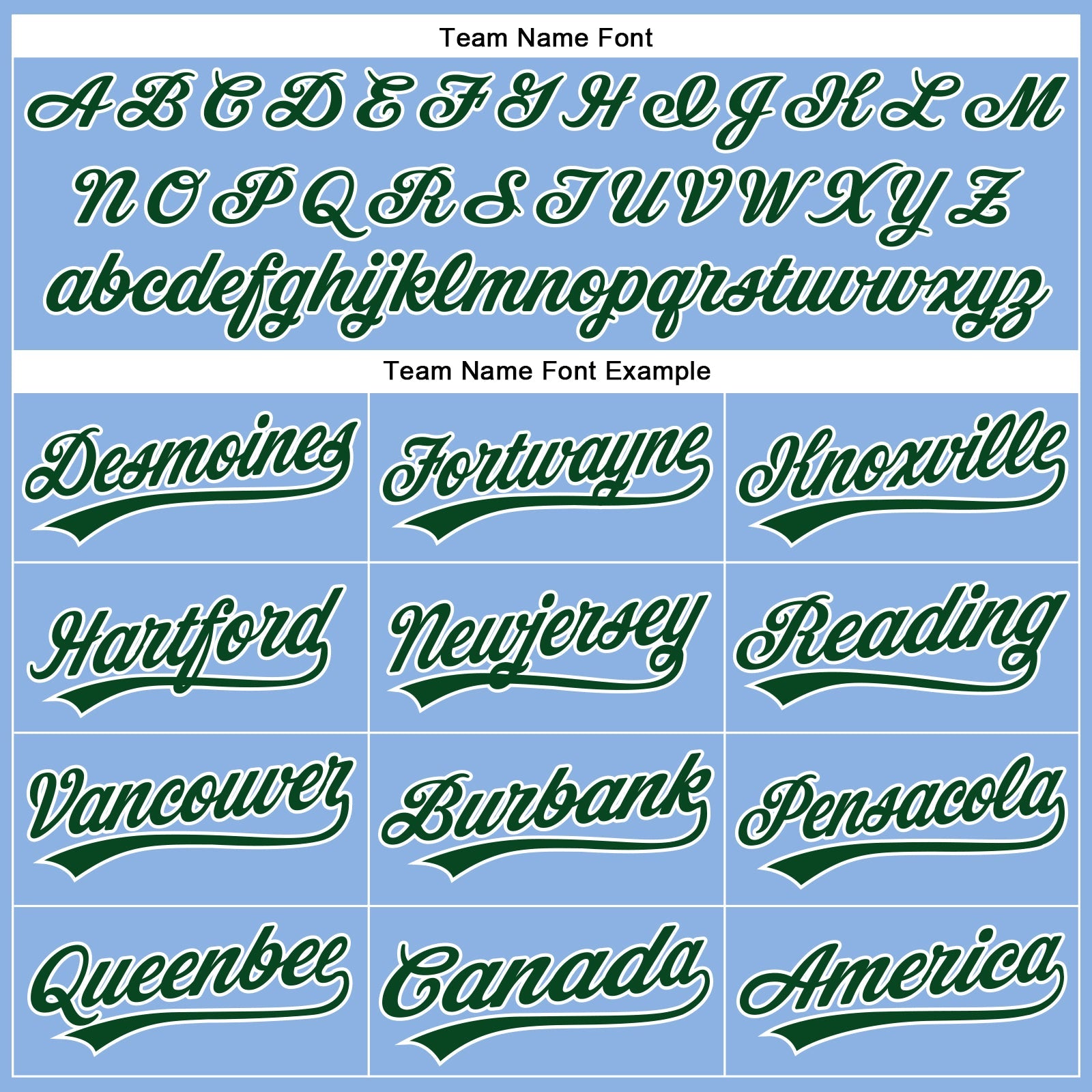 Custom Light Blue White Pinstripe Green Authentic Baseball Jersey view 4