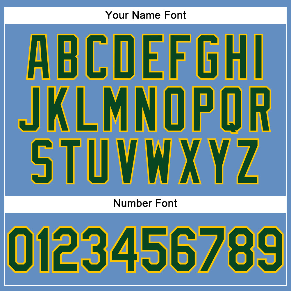 Custom Light Blue Green-Yellow Performance T-Shirt view 4
