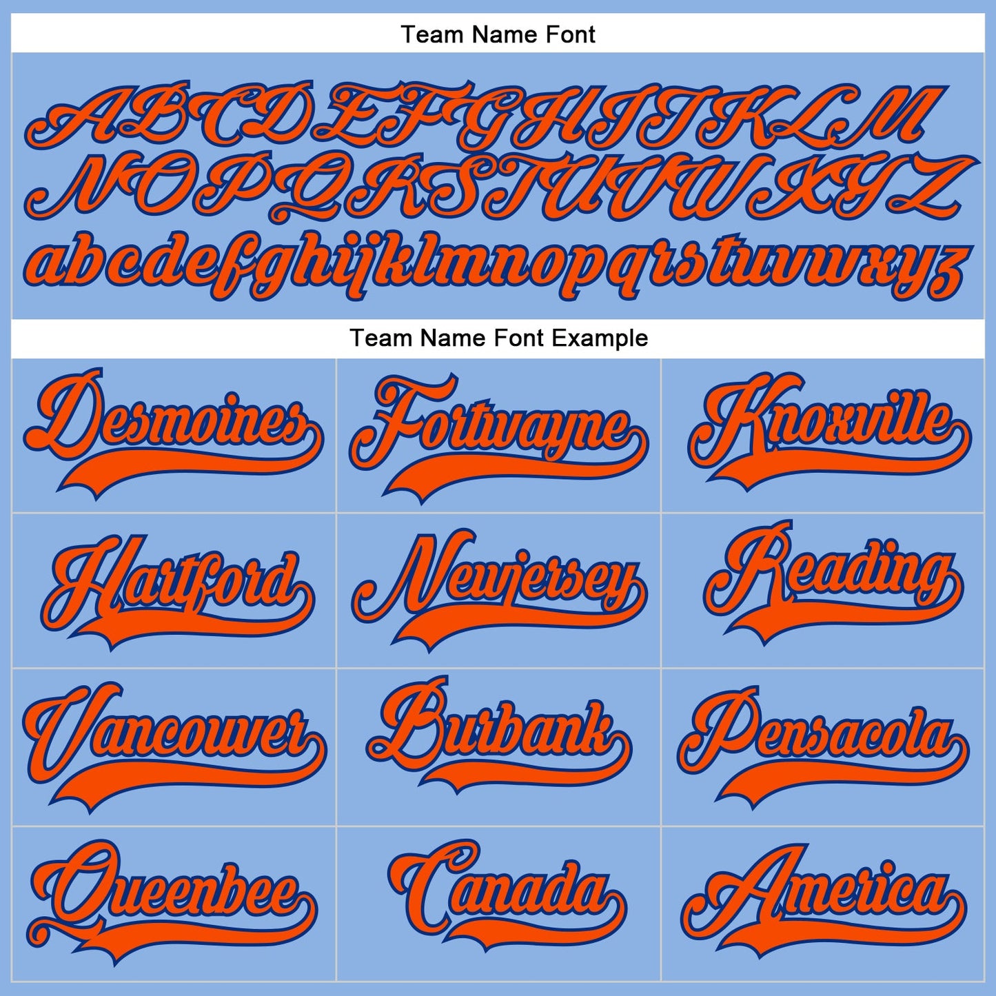 Custom Light Blue Orange-Royal Hockey Lace Neck Jersey view 4